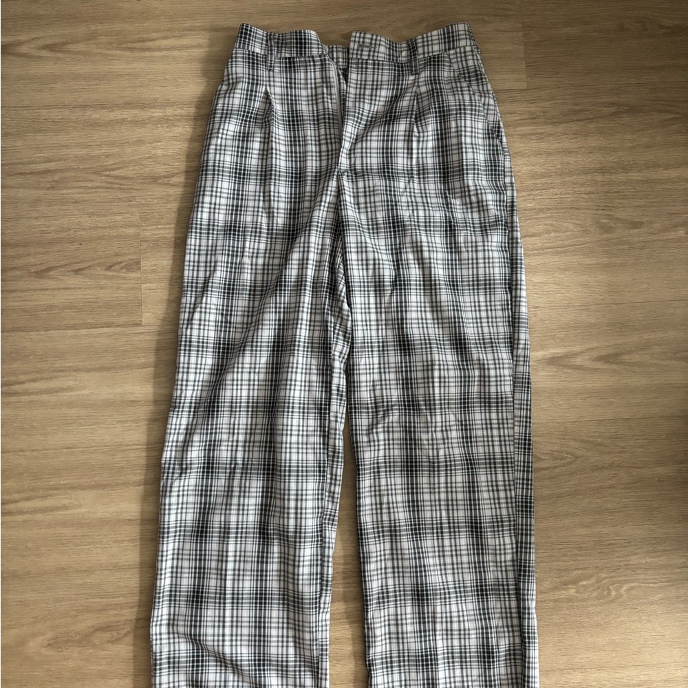 y2k oversized baggy plaid pants